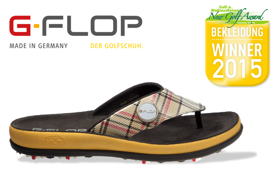 G-FLOP gewinnt New Golf Award 2015 G-FLOP gewinnt New Golf Award 2015