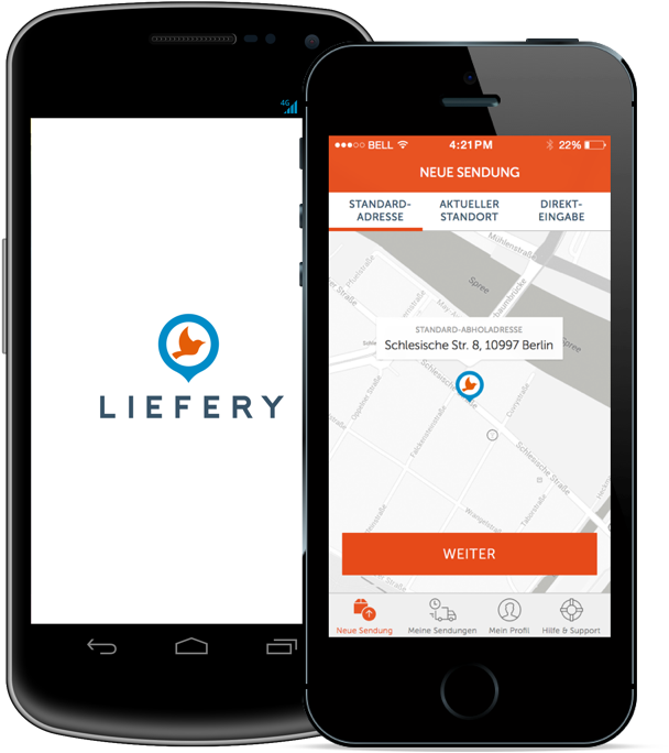 Liefery-Kunden-App