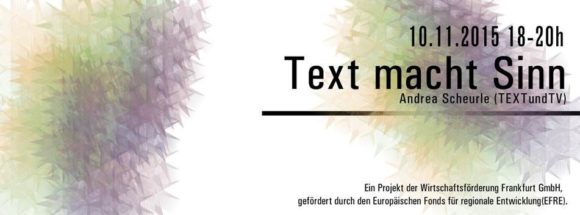 Erfolgreiche Texte schreiben – Vortrag für Kreativunternehmer im [MAINRAUM]