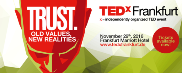 TEDxFrankfurt am 29. November TEDxFrankfurt am 29. November