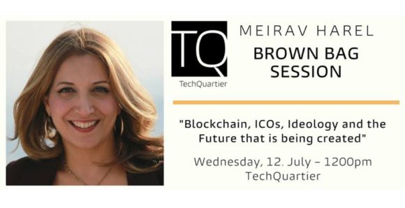Brown Bag Session with Meirav Harel about Blockchain – next week in Frankfurt