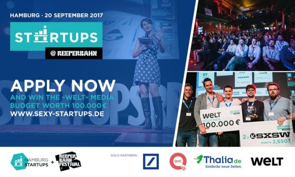 Bewerbt Euch jetzt für den Startups@Reeperbahn Pitch!