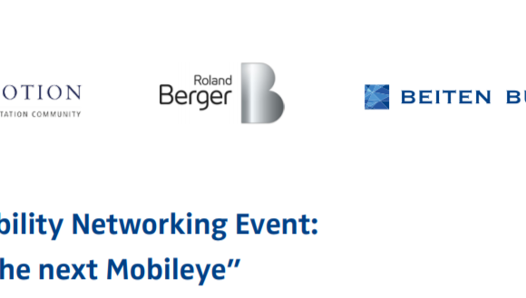 Smart Mobility Networking Event – “Tracing the next Mobileye”
