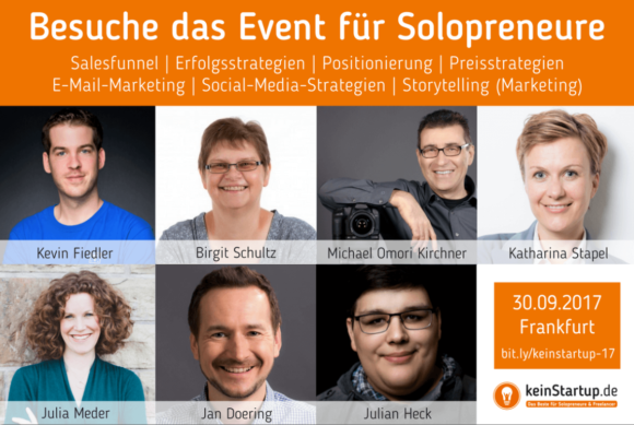 keinStartup-Event am 30.9. in Frankfurt