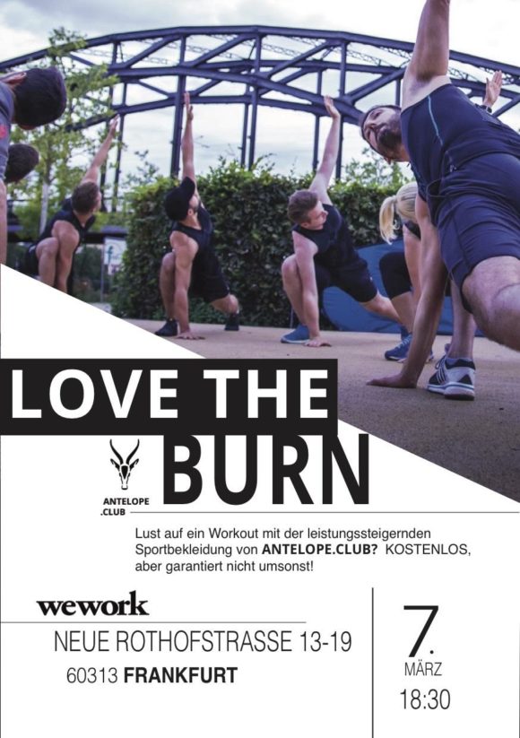 Tip for today: Love the Burn by Antelope at WeWork