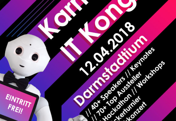 Career & IT Congress „IT-Karrieretag“ in Darmstadt, April 12th 2018