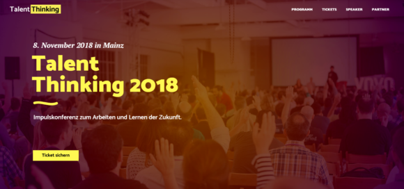 New Work und Gamification: Erste Digital-Konferenz TALENT THINKING in Mainz