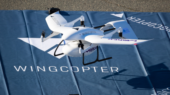 Weltpremiere für die Flugdrohnen von Wingcopter aus Darmstadt Weltpremiere für die Flugdrohnen von Wingcopter aus Darmstadt