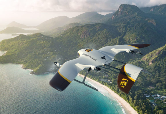 UPS Flight Forward und Wingcopter entwickeln Drohnen-Flotte