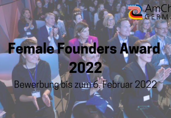 BEWERBUNG: Female Founders Award 2022 BEWERBUNG: Female Founders Award 2022