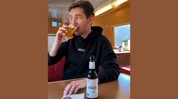 Knärzje Zero-Waste Bier jetzt in der Deutschen Bahn
