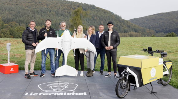 Wingcopter-Drohnen liefern erstmalig in Deutschland Güter des täglichen Bedarfs