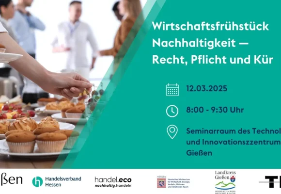 Wirtschaftsfrühstück Nachhaltigkeit: Recht, Pflicht und Kür Wirtschaftsfrühstück Nachhaltigkeit: Recht, Pflicht und Kür
