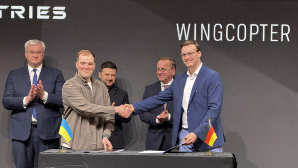 Build with Ukraine: Wingcopter und TAF Industries gründen Joint Venture zur Massenproduktion von Aufklärungsdrohnen in Deutschland für die Ukraine